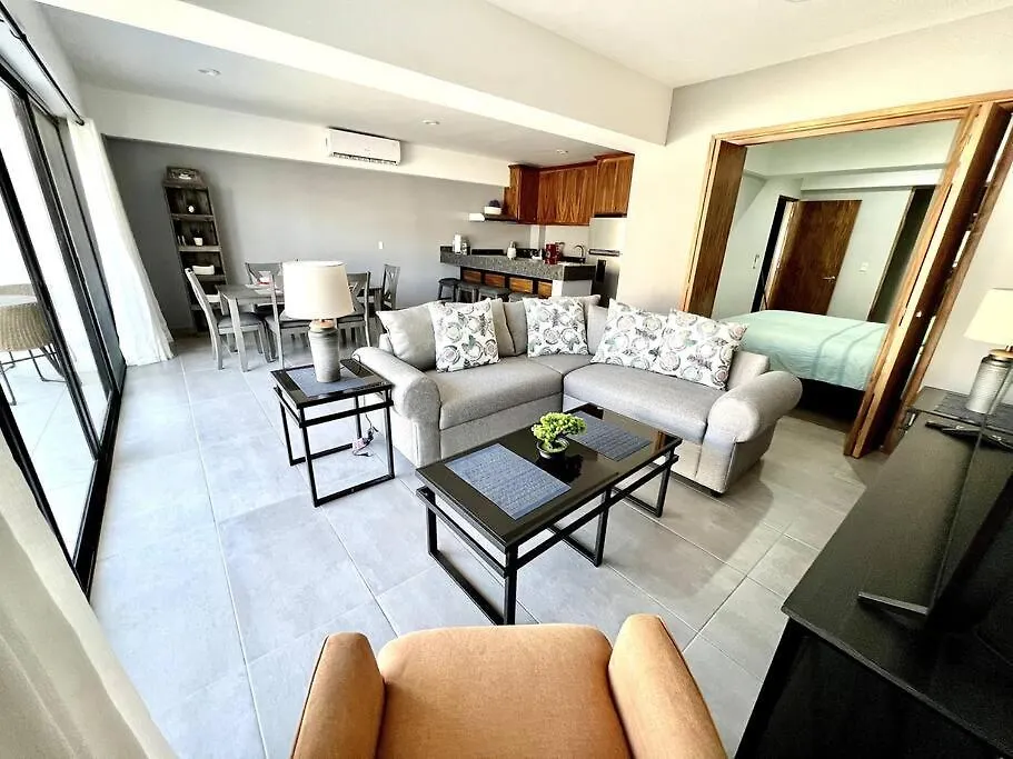 New Deluxe 2Br-2Bth, 2 King Beds, 1 Gig - Speed Wi-Fi, Pool, Huge Patio, Close To The Beach, Marina And Night Life. Кабо-Сан-Лукас